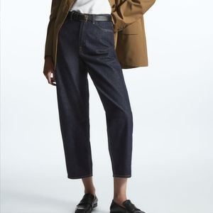 COS Tapered Ankle-Length Jeans Dark Indigo Colour (Eu Size 25)